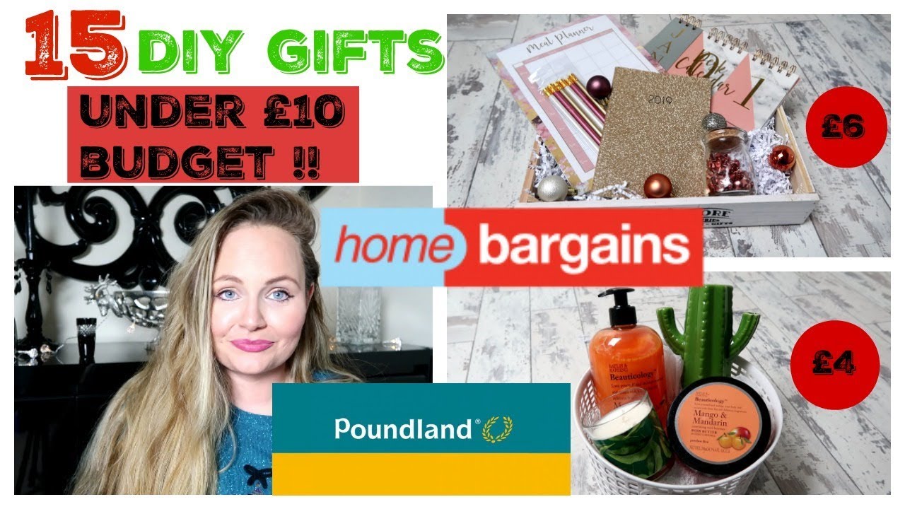 POUNDLAND CHRISTMAS HACKS / DIY BUDGET GIFT IDEAS / HOME BARGAINS AFFORDABLE GIFTS