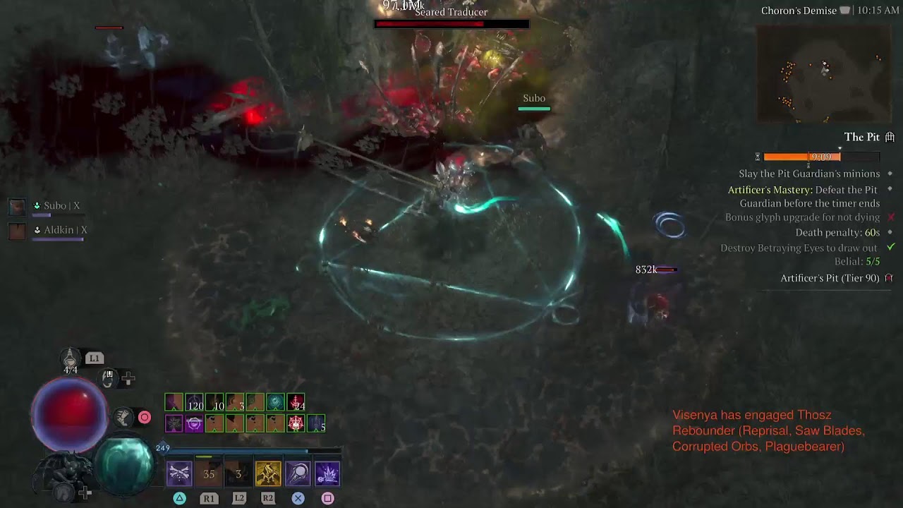 Necromancer Pit Tier 100 Push LIVE 💀 Can We Clear It? | Diablo IV #Diablo4 #Necromancer #Pit100