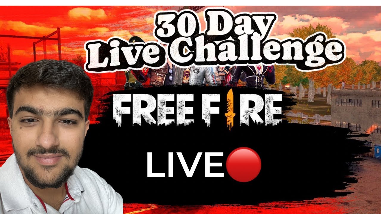 30 DAY FREE FIRE LIVE CHALLENGE DAY-1