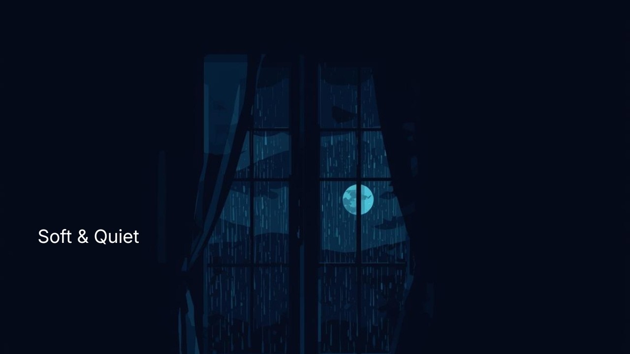 Soft & Quiet 🌙 Gentle Piano & Ambient Flow for Deep Calm (No Lyrics)