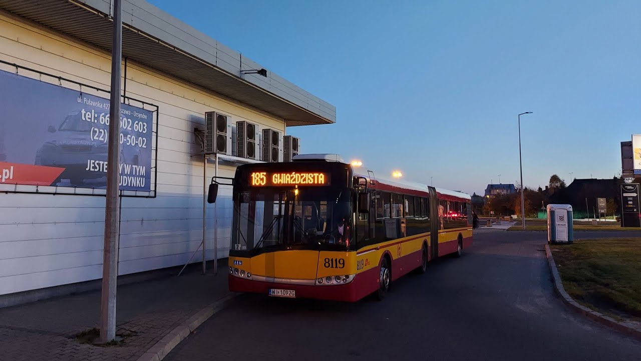 Solaris Urbino 18 III #8119 [🚍185] MZA Warszawa