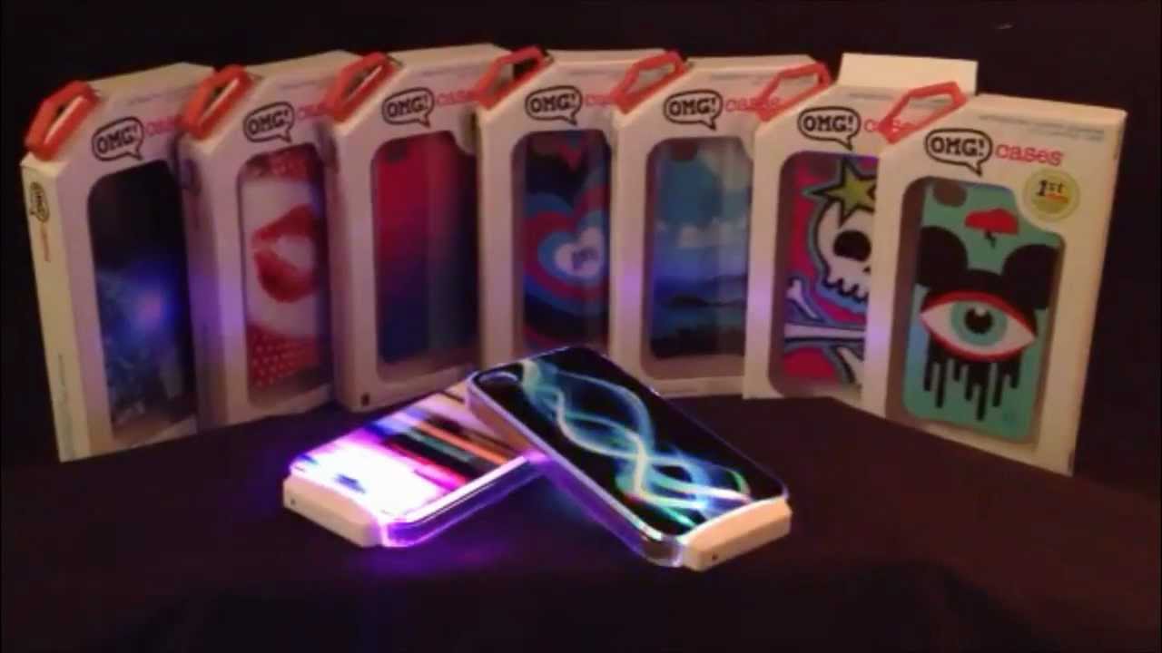 OMG Cases - Interactive Color-Changing LED Lighted iPhone Case