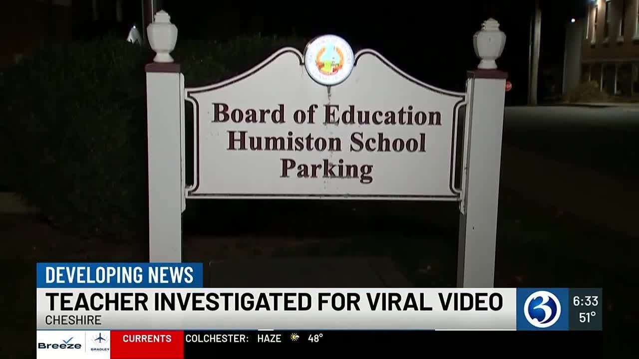 VIDEO: Cheshire teacher on leave for posting politically-charged social media video
