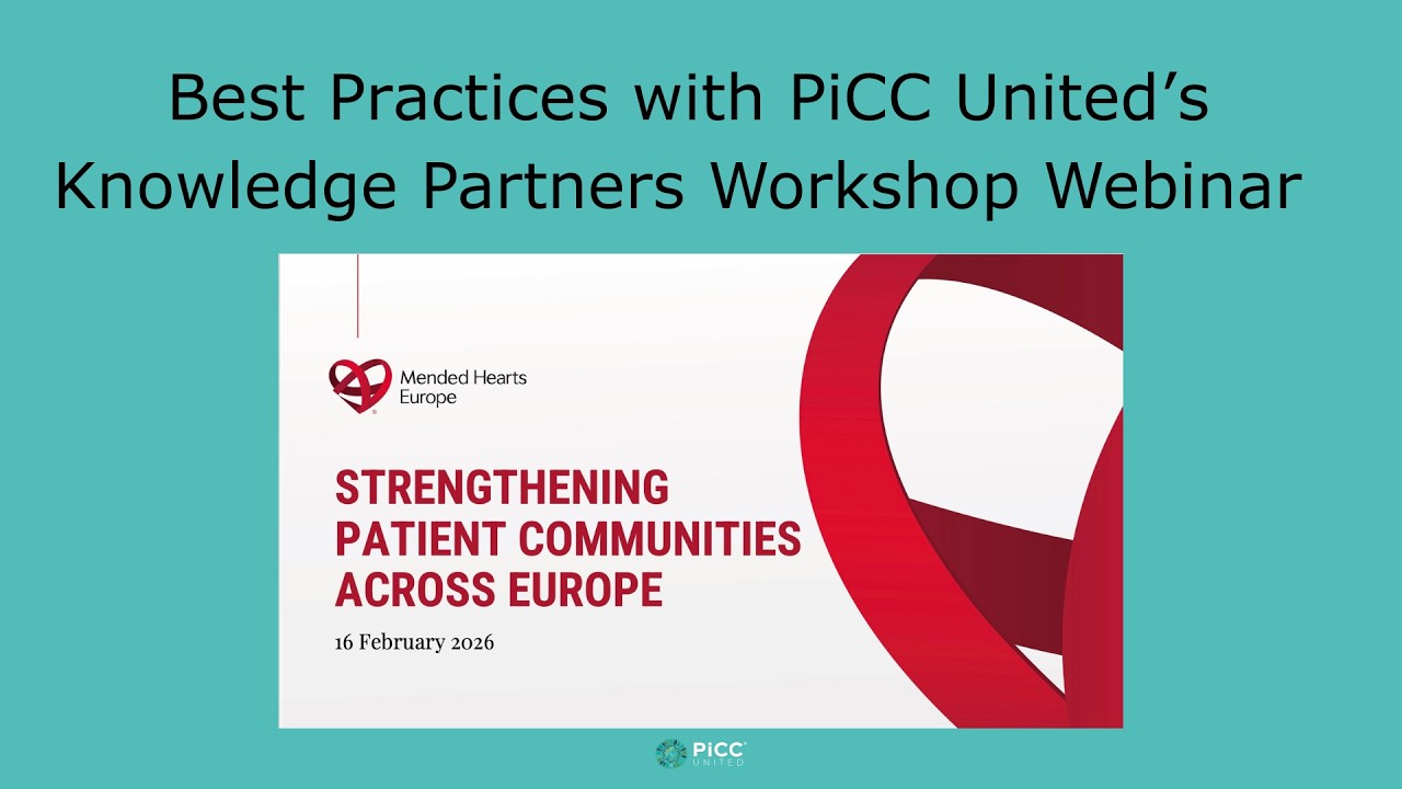 Best practices PiCC Knowledge Parteners   Mended Hearts EU  presentation