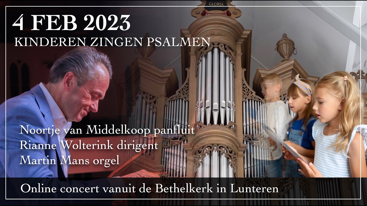 500 Kinderen zingen Psalmen met Martin Mans en Noortje van Middelkoop