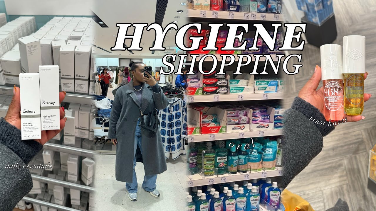 COME HYGIENE SHOPPING WITH ME! DM RUN + HYGIENE MUST HAVES & SELF CARE PRODUCTS
