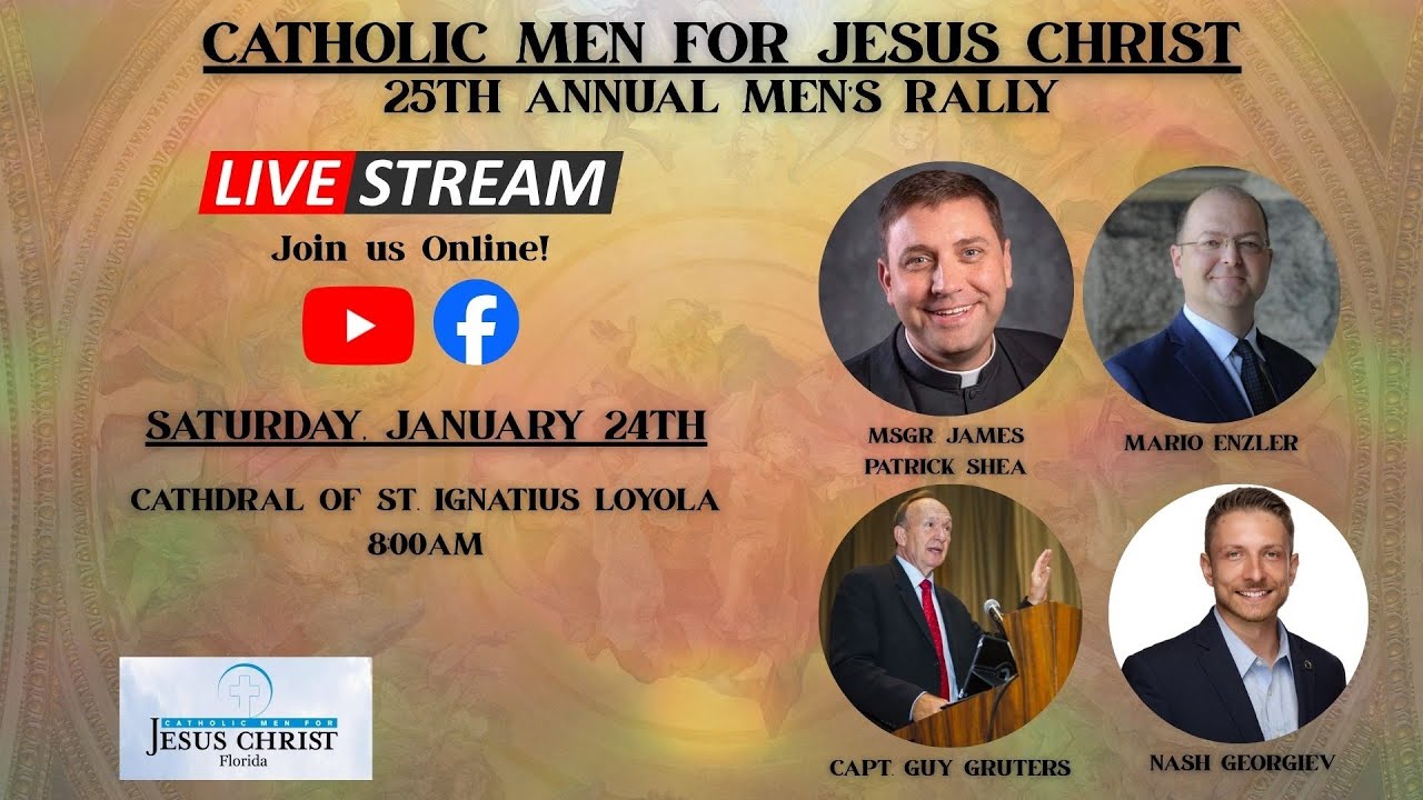 January 24, 2026 - 25th Annual Catholic Men for Jesus Rally