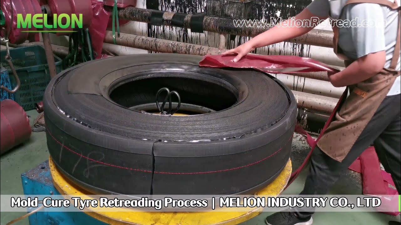 Mold Cure Tire Hot Retreading Process - How is the Tire Recapped ?
