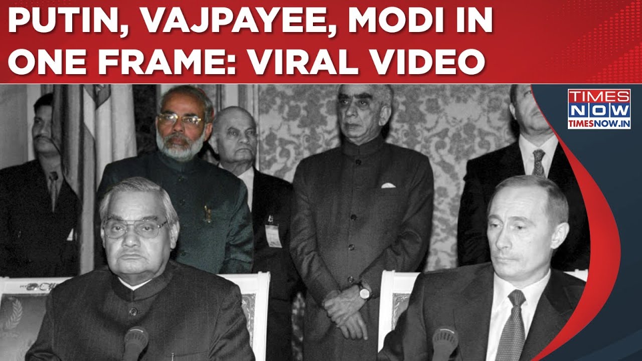 Putin, 'CM' Modi, Vajpayee In One Frame: Historic 2001 Moment Viral,  Watch Throwback Video