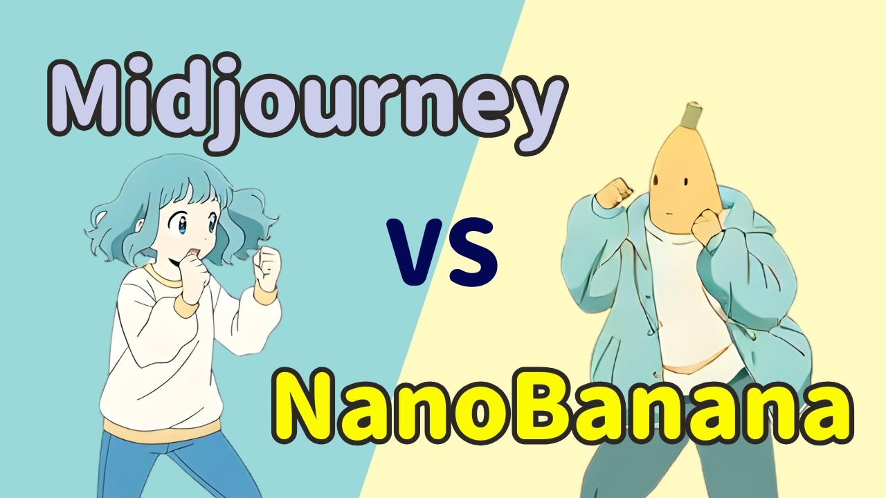 【画像生成AI】Midjourneyとnanobanana Proどっちがいい？得意・苦手を徹底比較！