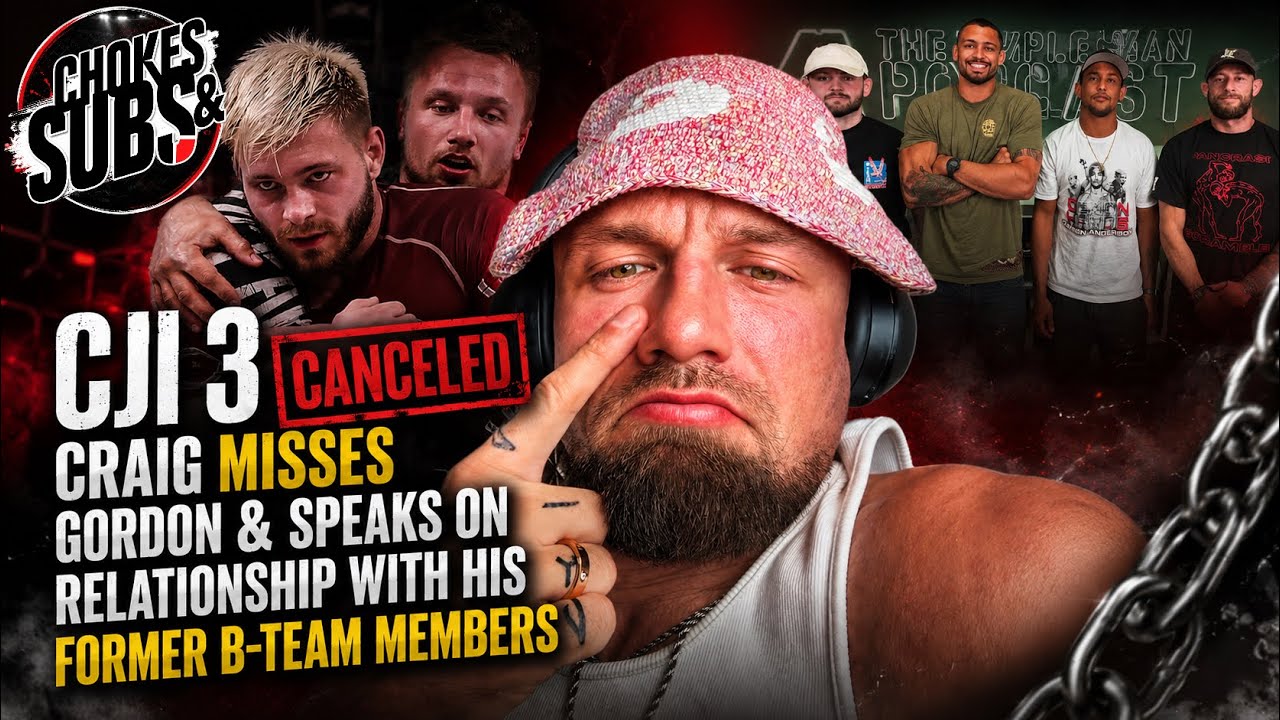 CRAIG JONES CANCELS CJI3, JOINS ADCC & BREAKS SILENCE ON GORDON RYAN & SIMPLEMAN BJJ RELATIONSHIP 