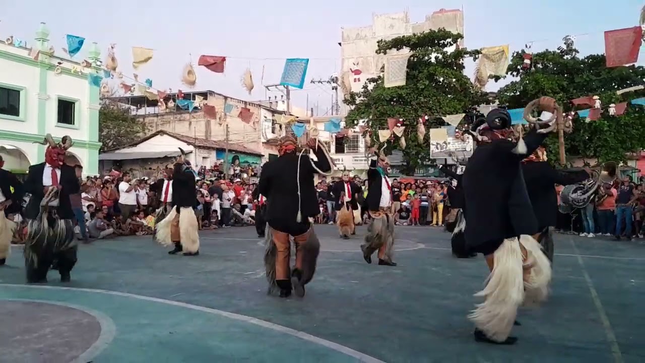 San Sebastian Tecomaxtlahuaca, presente. Primer encuentro de Danza de diablos Zacatepec Putla 2023