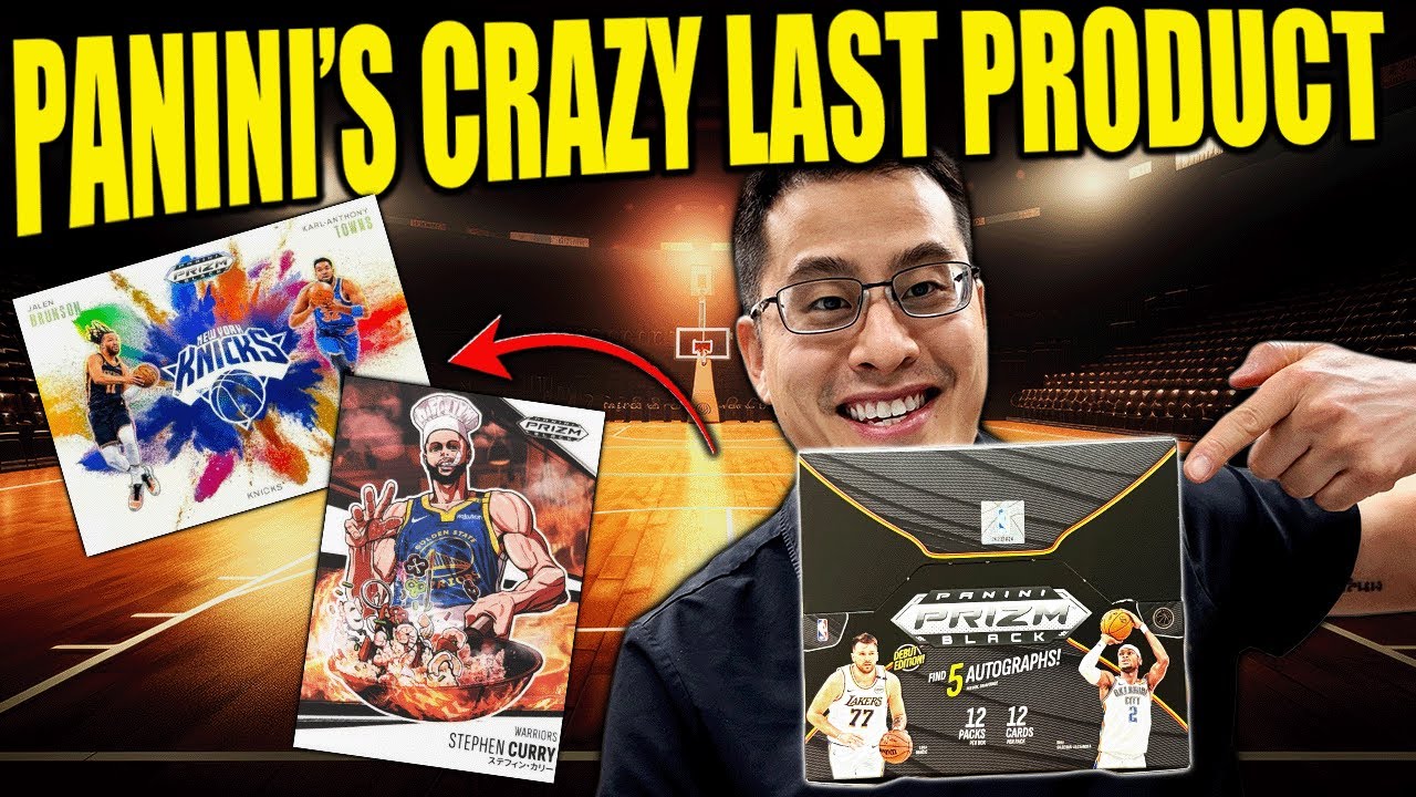 Panini Prizm BLACK 2024-25 года — настоящий хит! (Хит SSP!)