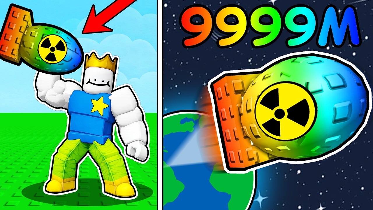 Throwing Things 1,629,018 MILES in Roblox Throwing Simulator!