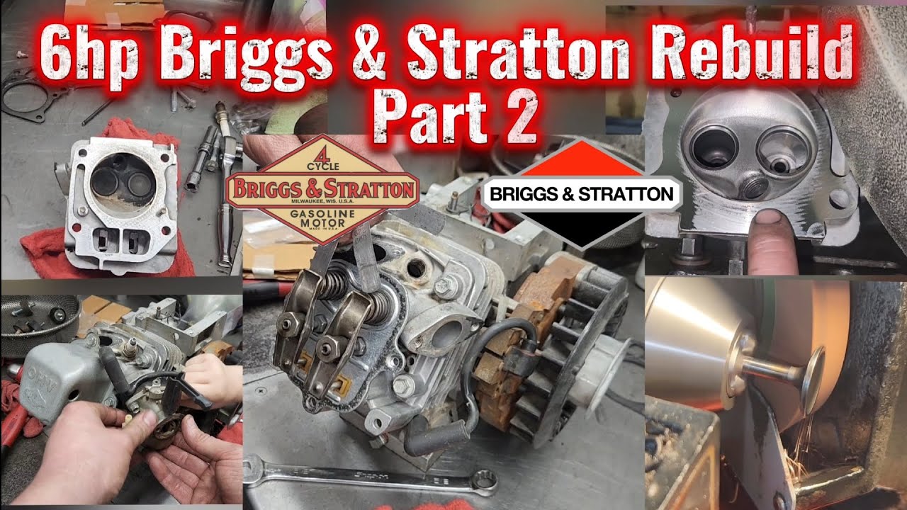 Ремонт двигателя Briggs & Stratton мощностью 6 л.с., часть 2. #образовательный #двигатель #сделай...