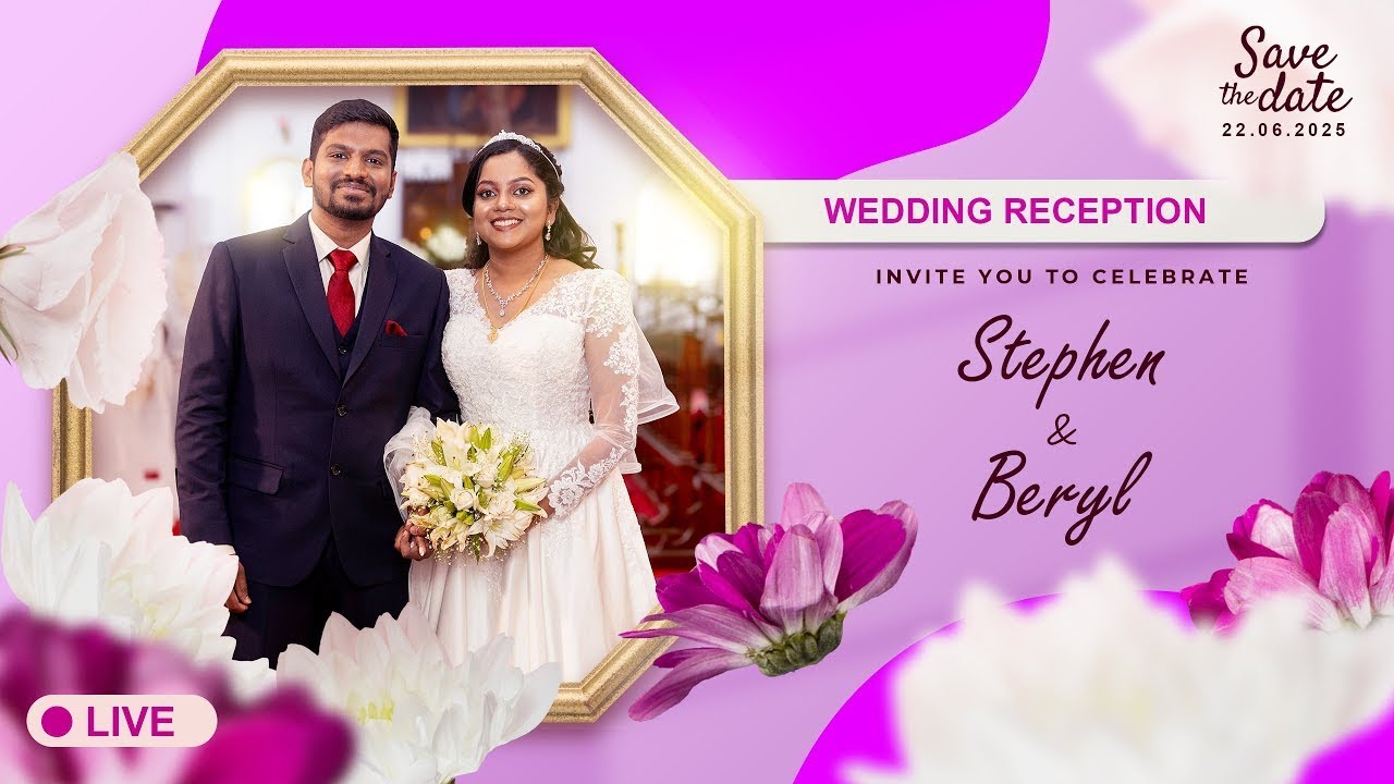 Grand Reception of Stephen & Beryl @ Elite Master Mahal Madurai
