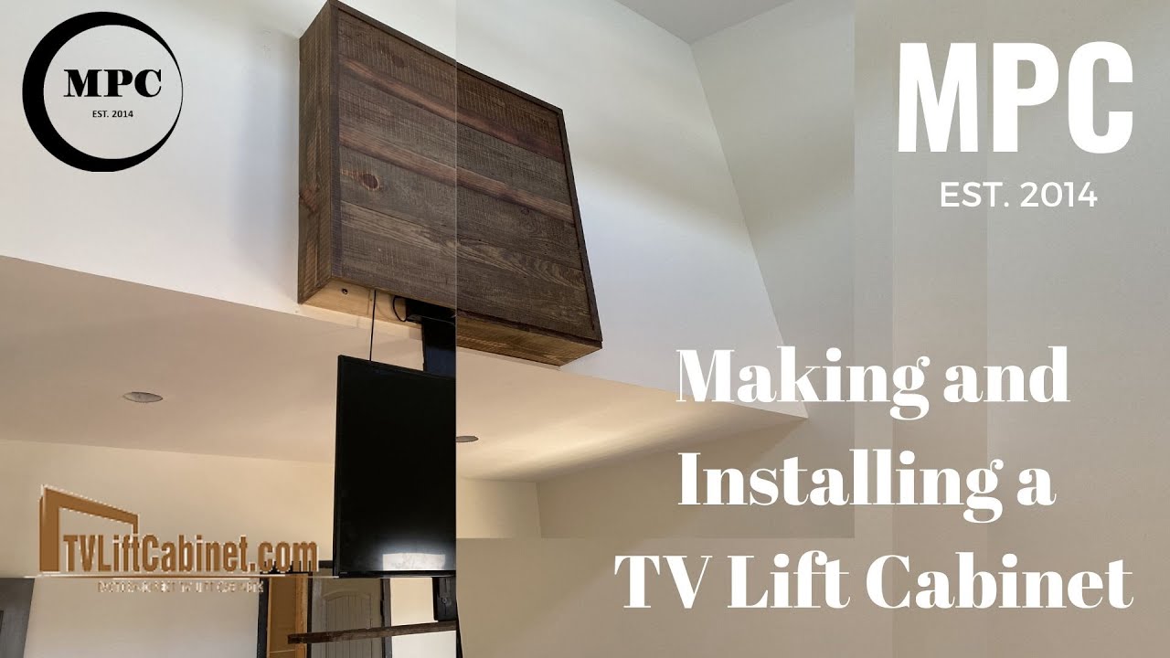 Making and Installing a TV Lift Cabinet