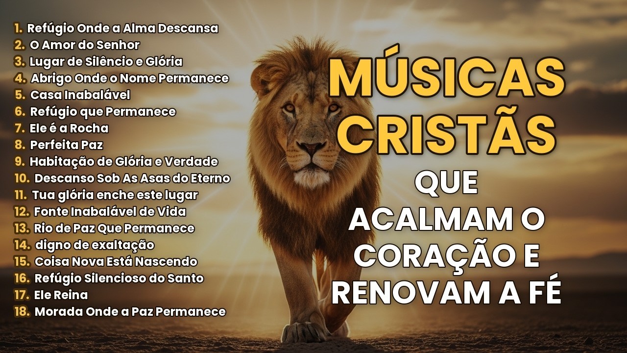 Música Cristã ✝️ que Acalma o Coração e Renova a Fé