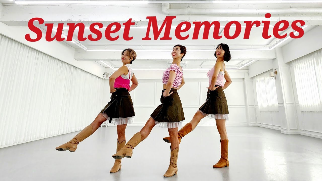 Sunset Memories LINEDANCE/초중급라인댄스/Choreo:Gary O'Reilly/라인댄스배우는곳 민라인댄스코리아 010-5469-9632 민정희