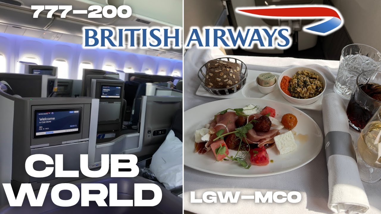 London Gatwick to Orlando 2025 | Club World | Boeing 777-200 | British Airways | BA2037