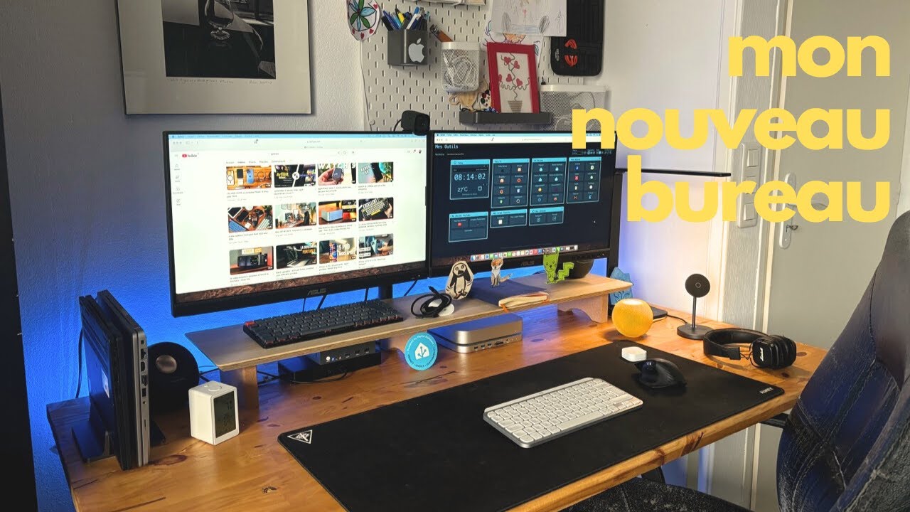 Mon nouveau bureau et son lot d'objets connect&eacute;s