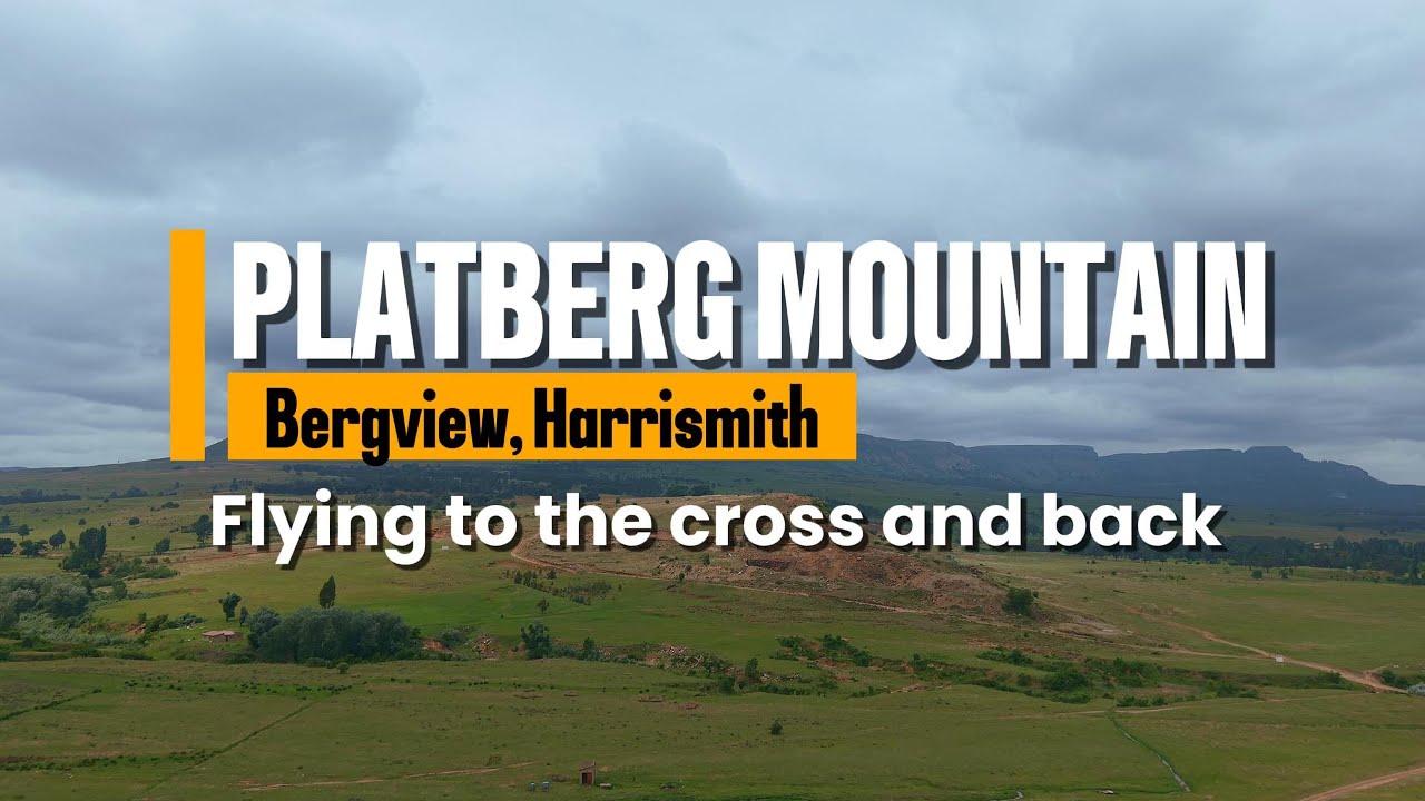The Cross on Platberg Mountain | A Rare Aerial Flight Over Harrismith, Free State