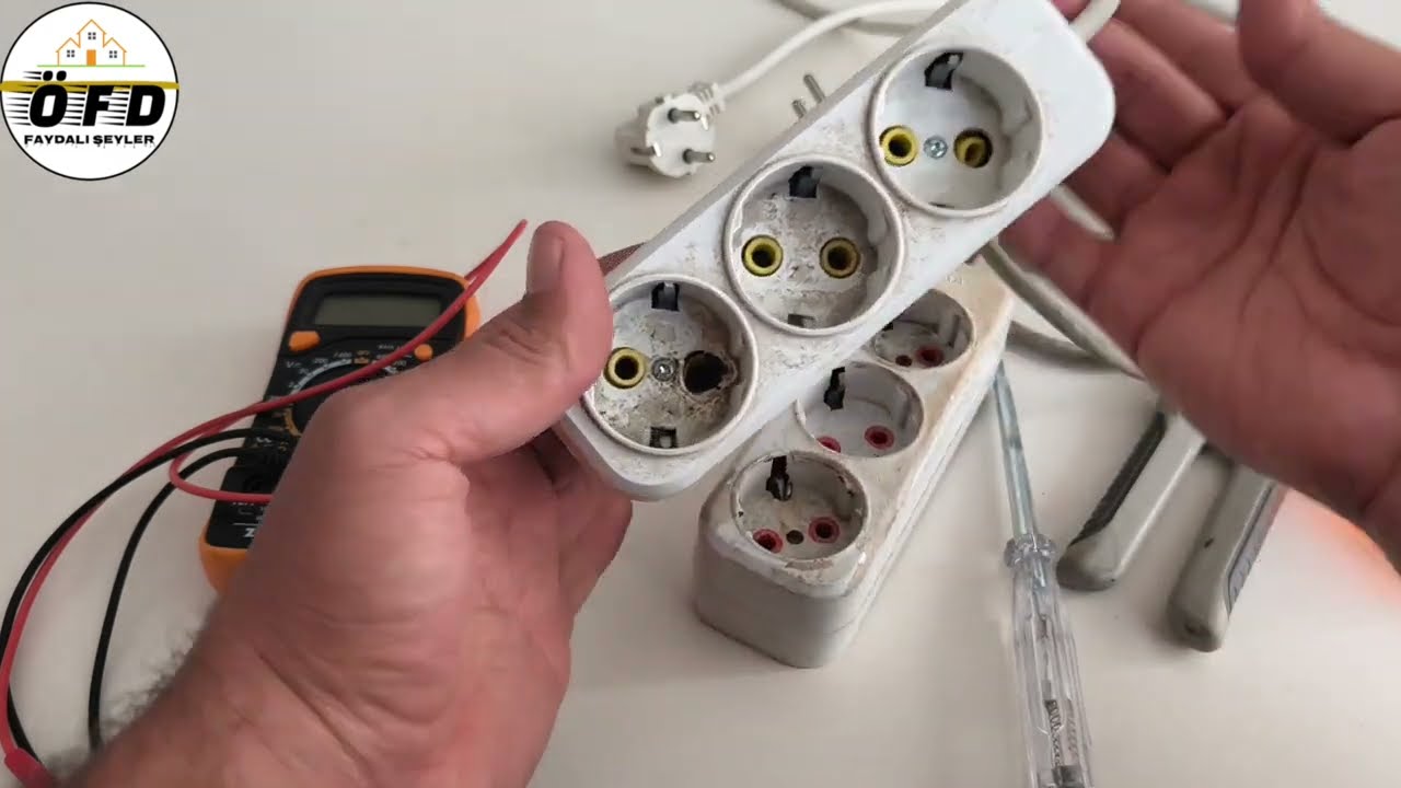HOW TO REPAIR A NON-FUNCTIONING THREE-WAY EXTENSION CORD #newvideo #video #diy #repair #new #home
