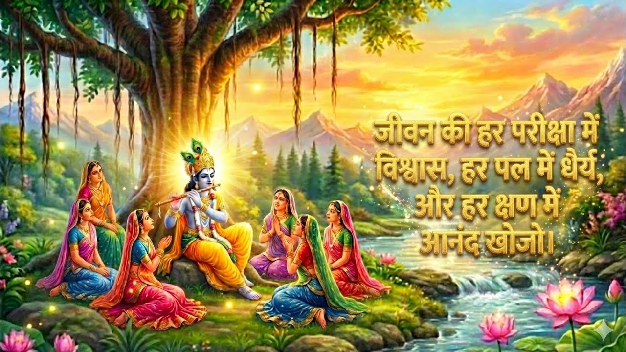 ​श्री कृष्ण की ये बात आपका जीवन बदल देगी 🦚🙏 #Krishnavani