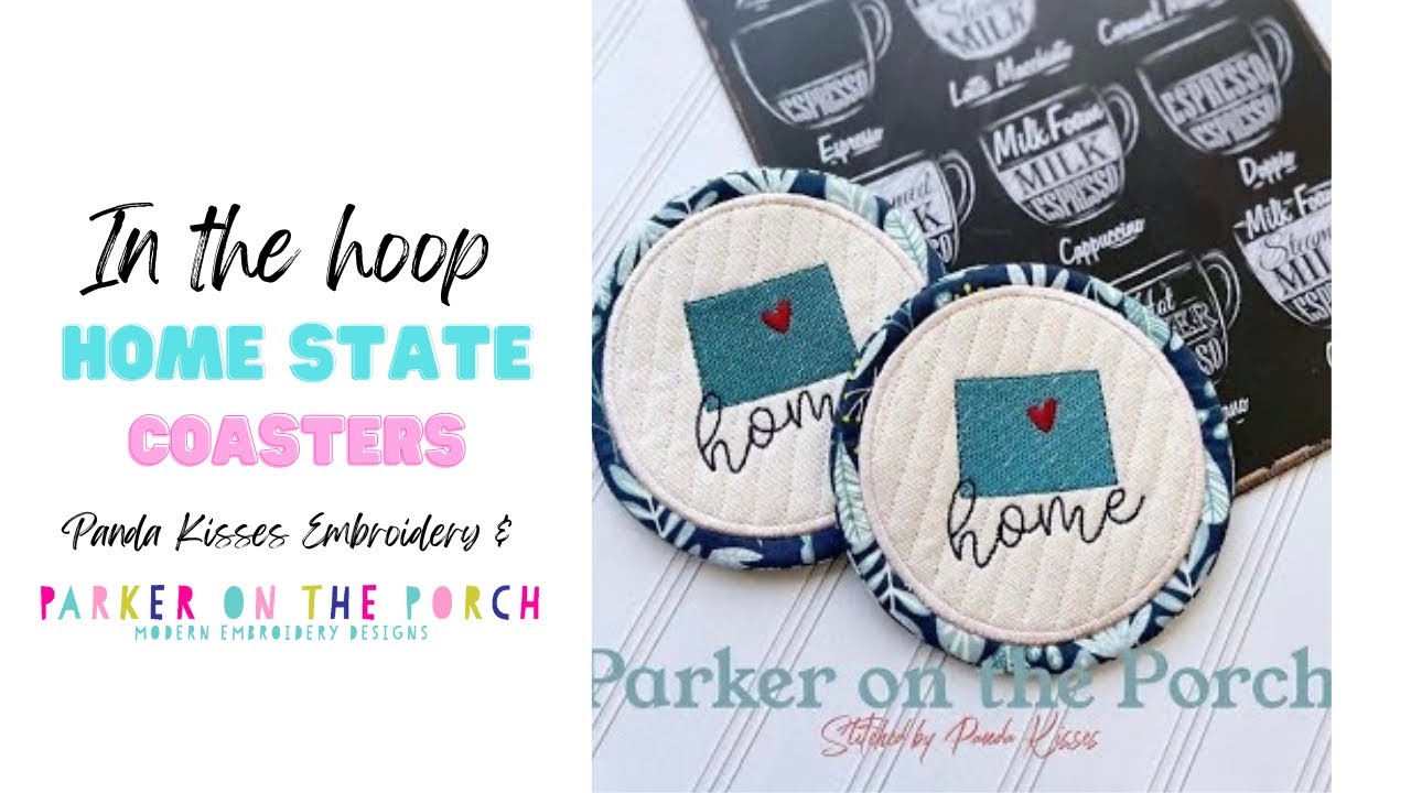 In the Hoop- HOME COASTER от Parker on the Porch