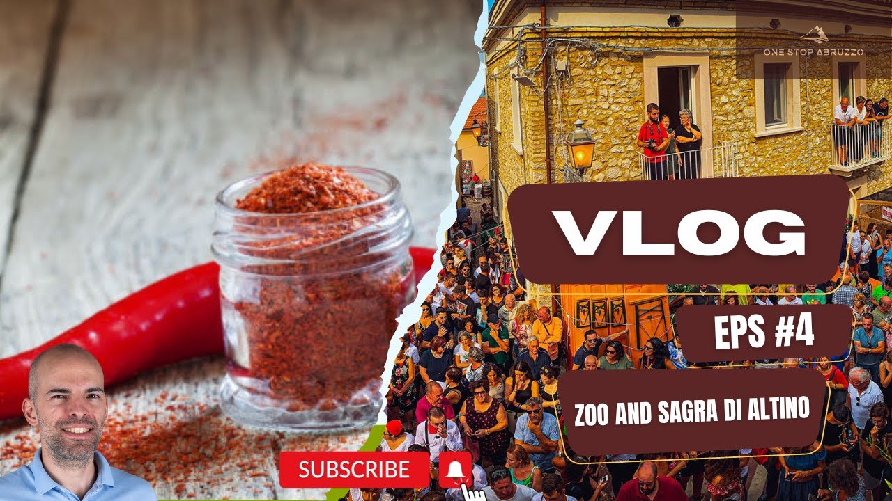 Exploring the Sagra of Sweet Red Pepper of Altino and Zoo  - Life in Abruzzo Italy VLOG Episode 4