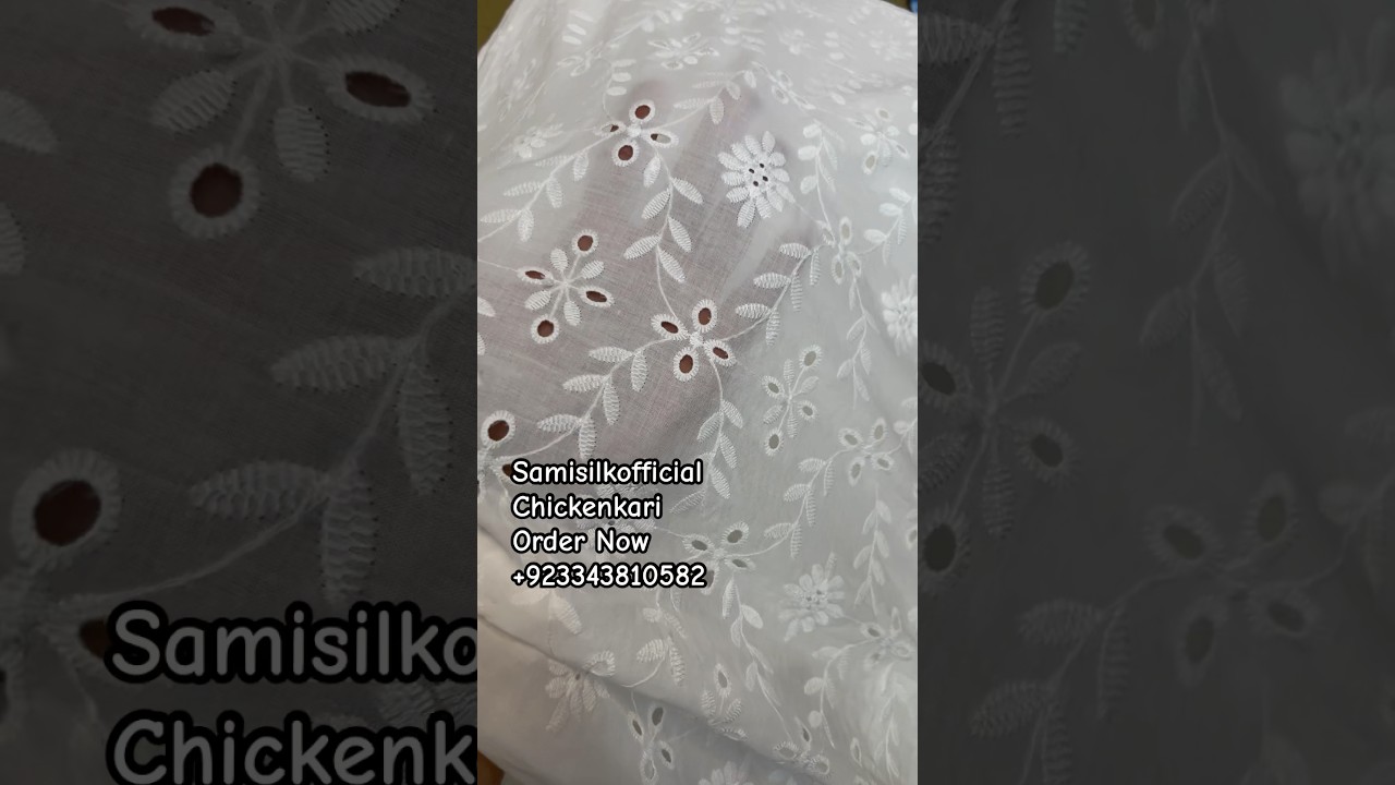 Chickenkari Cutwork Beautiful Article #onlinedress #summerwear #chickenkari #lawn #lawndresses #usa