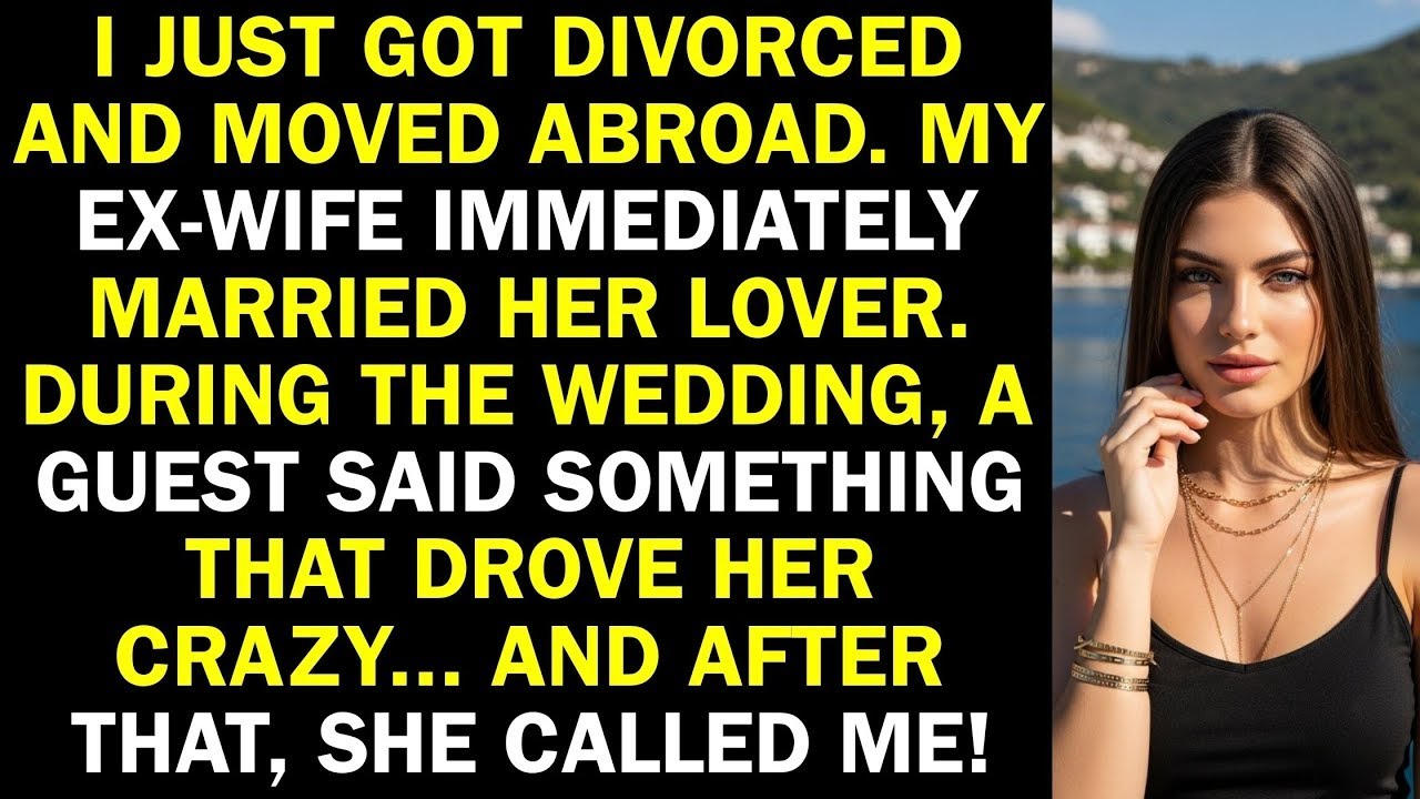 After Our Divorce My Ex Wife Married Her Lover But A Guest Said Something That Made Her Turn Pale
