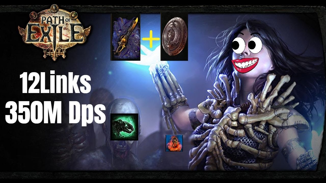 POE 3.21 | 12Links CARRION GOLEM (CI Version) - Uber Exarch (%More Life)