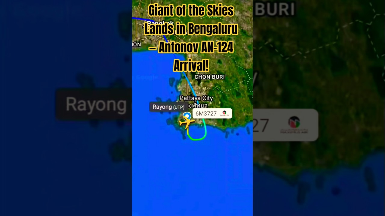 Giant of the Skies Lands in Bengaluru — Antonov AN-124 Arrival!