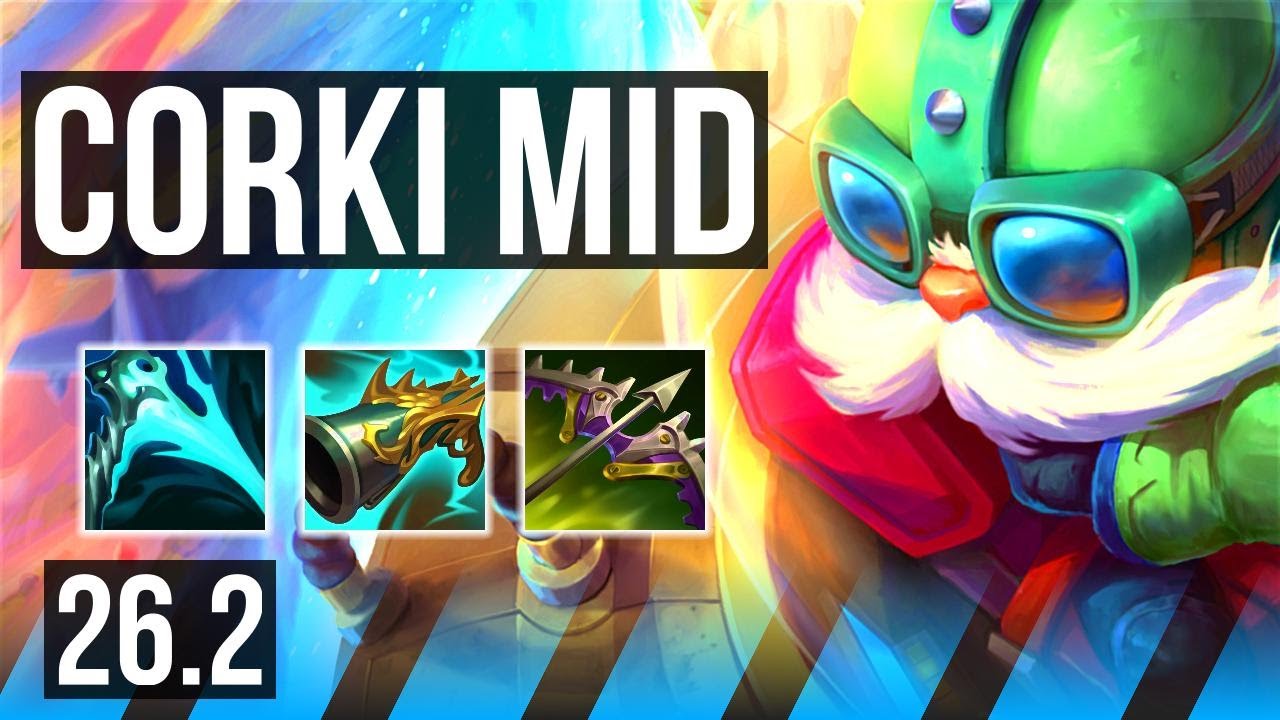CORKI vs NASUS (MID) | Fleet Footwork | EUNE Grandmaster | 26.2