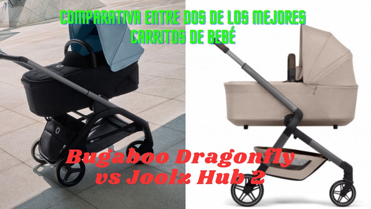 Comparativa carritos de bebé Bugaboo Dragonfly y Joolz Hub 2