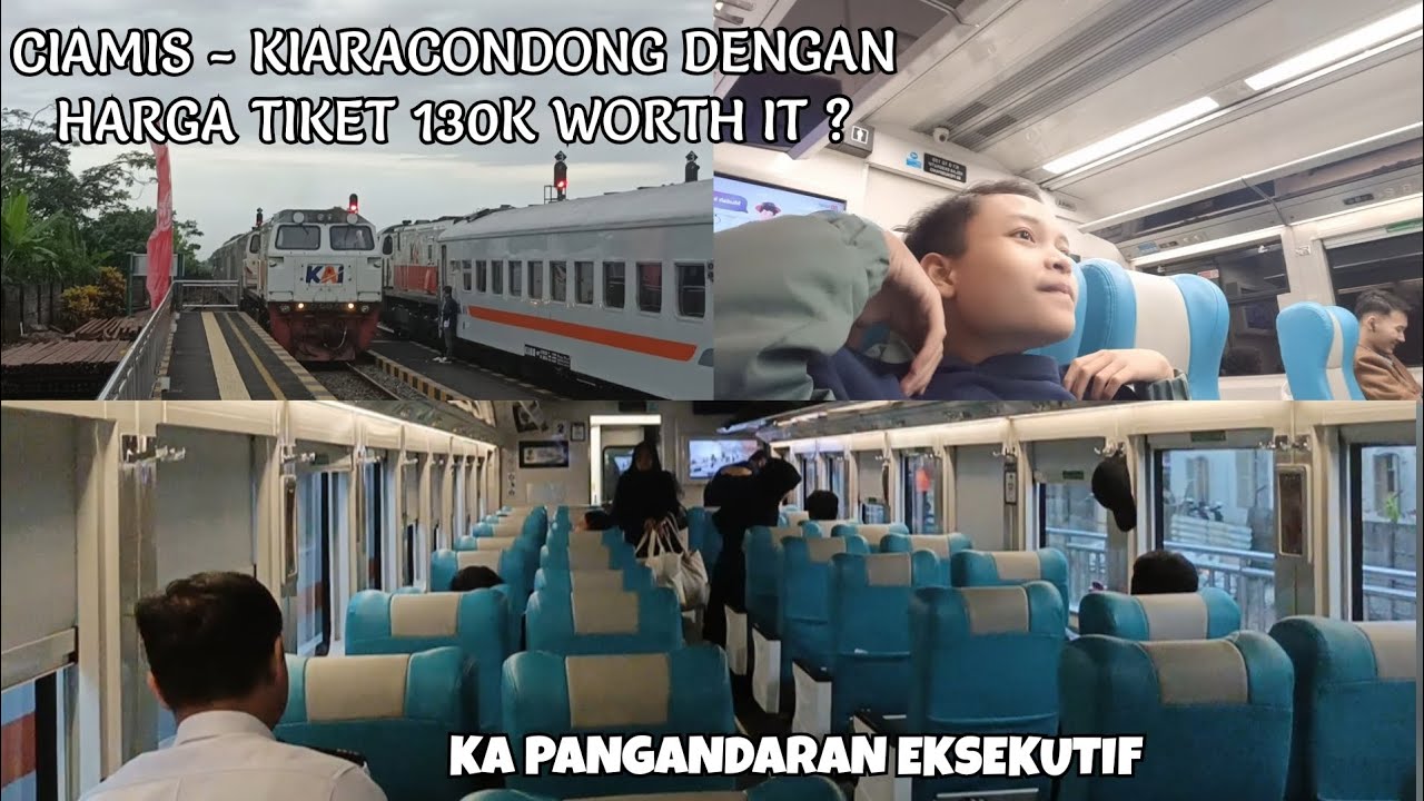 BAYANGKAN KA INI LEWAT JALUR PANGANDARAN ‼️ CIAMIS - Kiaracondong | Trip KA Pangandaran Eksekutif 