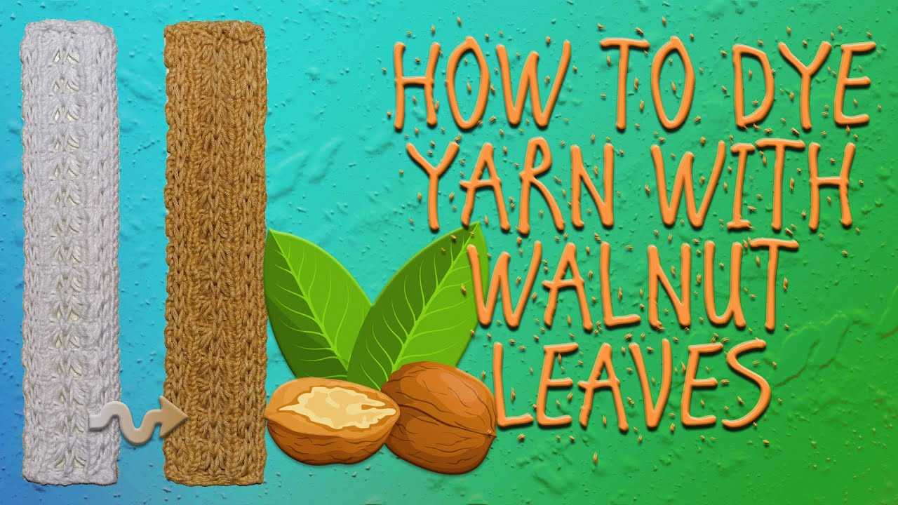 How to Dye Cotton Yarn With Walnut Leaves (Vlog/Experiment)