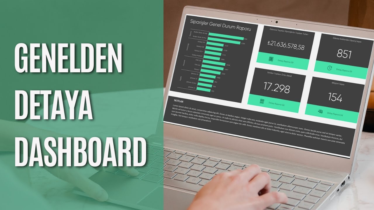 Excel Dashboard Projesi (GENEL VE DETAY RAPORLAMA) - [EXCEL 751]