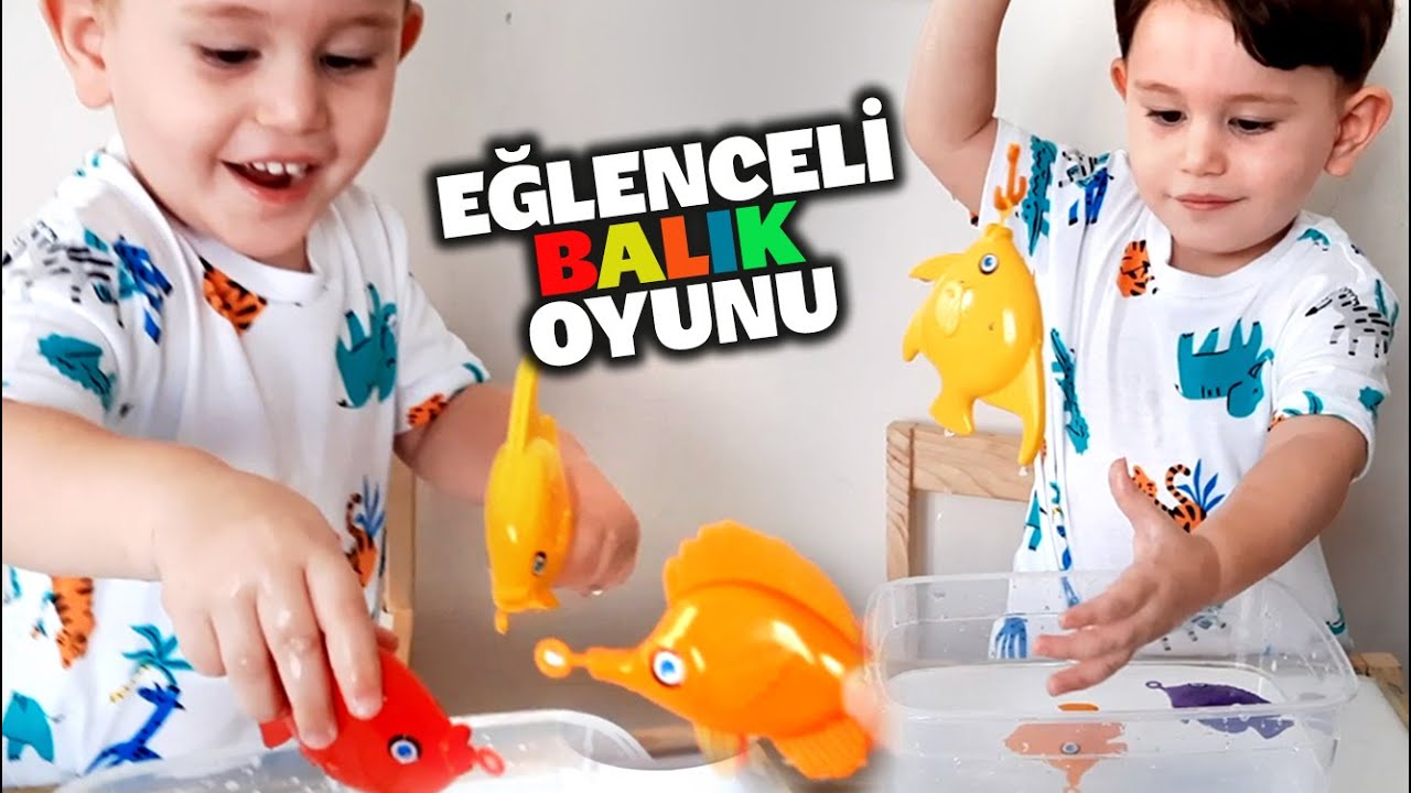 A101'den aldığımız Oyuncak Olta Balık Seti! Eğlenceli çocuk videoları/Funny Kids video