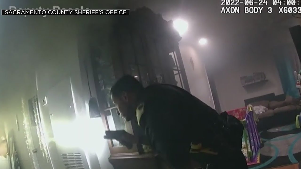 Body cam video released of Sacramento County hostage situation and fire where boy, 2, was rescued