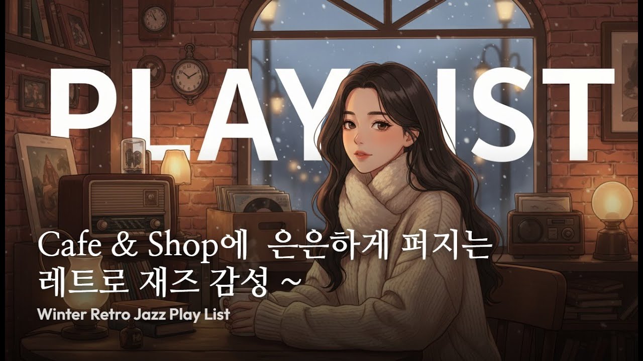 [24/7라이브테스트] 산뜻하고 따뜻한 분위기로  꽉 채워볼까? 겨울 분위기를 책임지는  피아노 레트로 재즈 플리~/ Play List, Winter Piano Retro Jazz