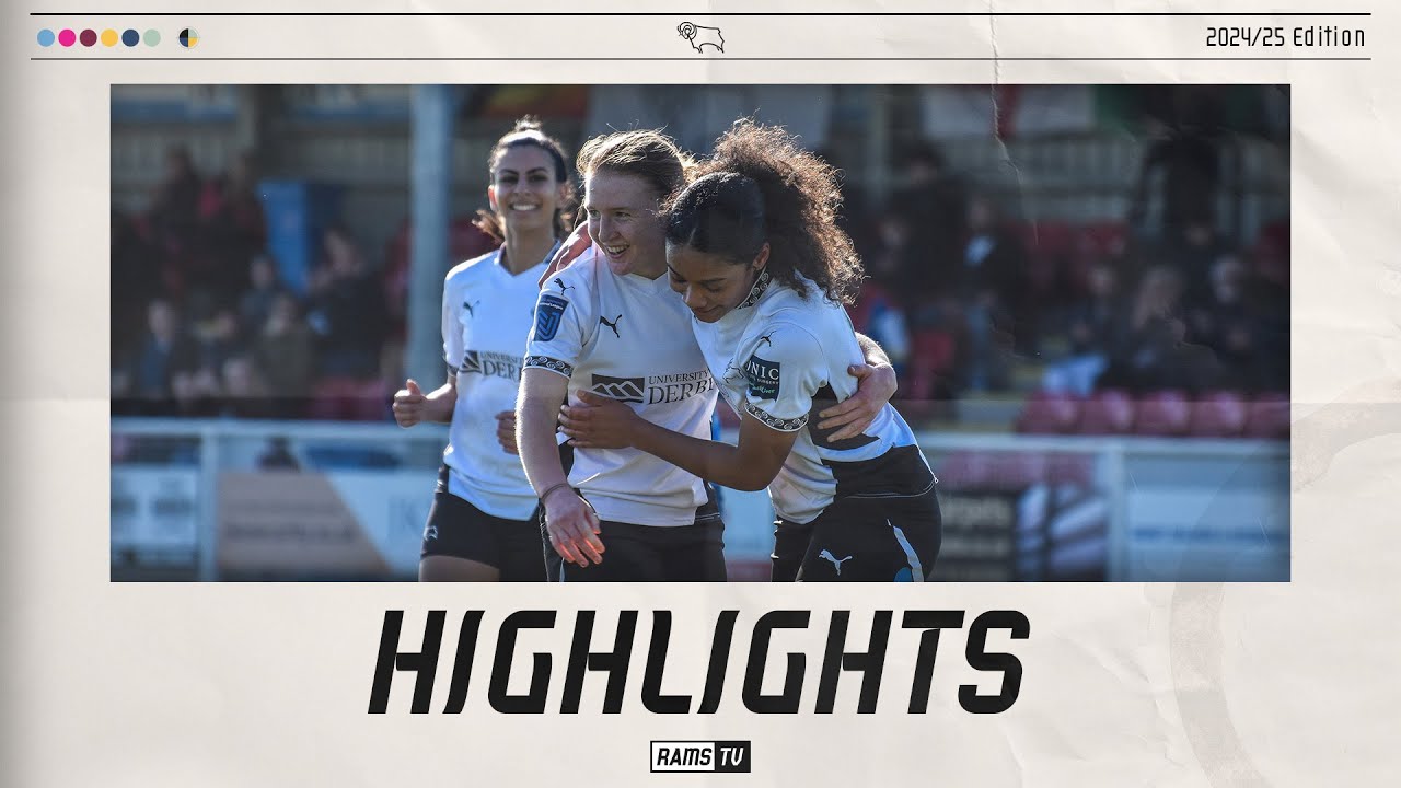 HIGHLIGHTS | Derby County Women Vs Halifax FC Women
