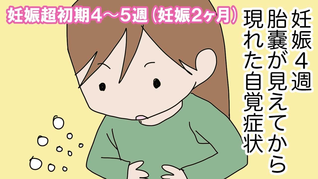 【妊娠初期③】妊娠４週の自覚症状は？予想より大きな胎嚢に先生ビックリ