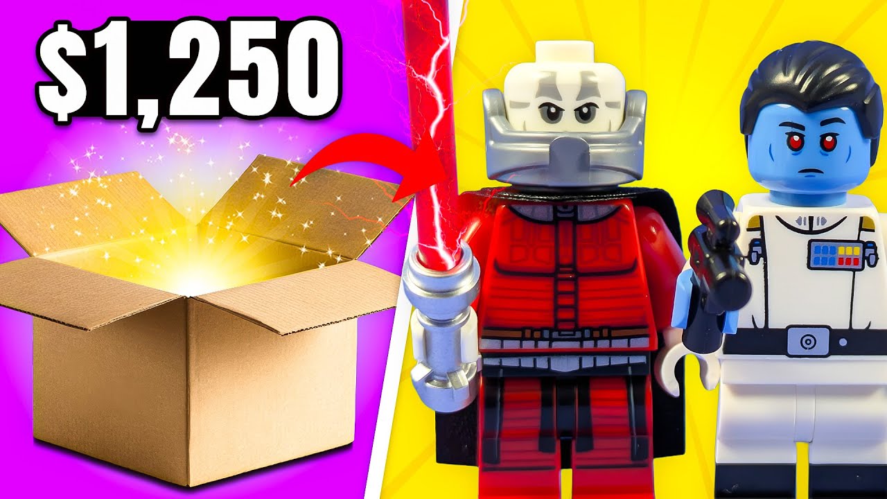 ROZPAKOWYWANIE ŁUP&Oacute;W LEGO GWIEZDNYCH WARS ZA 1250 $!