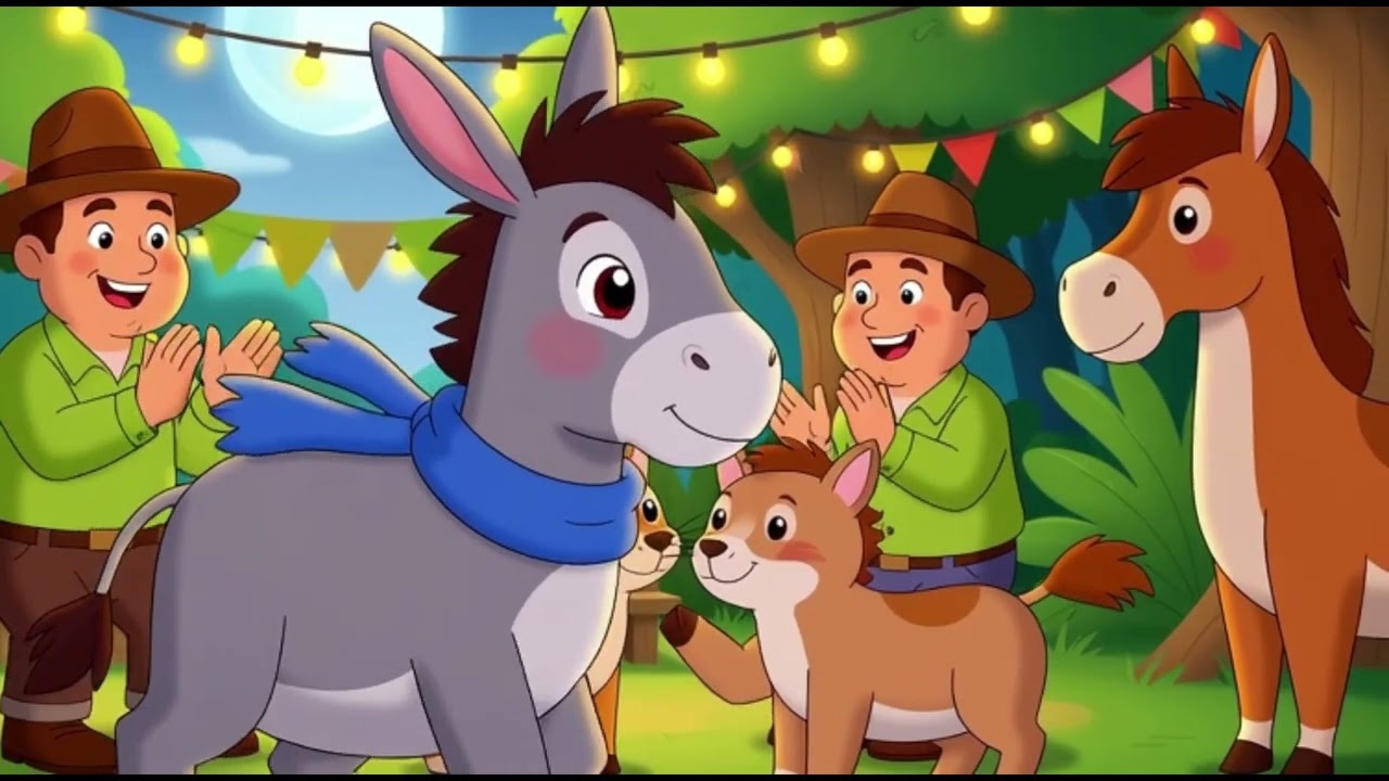 Dinky the Donkey and the Lion’s Secret | Moral Story for Kids | Inspirational Animal Story
