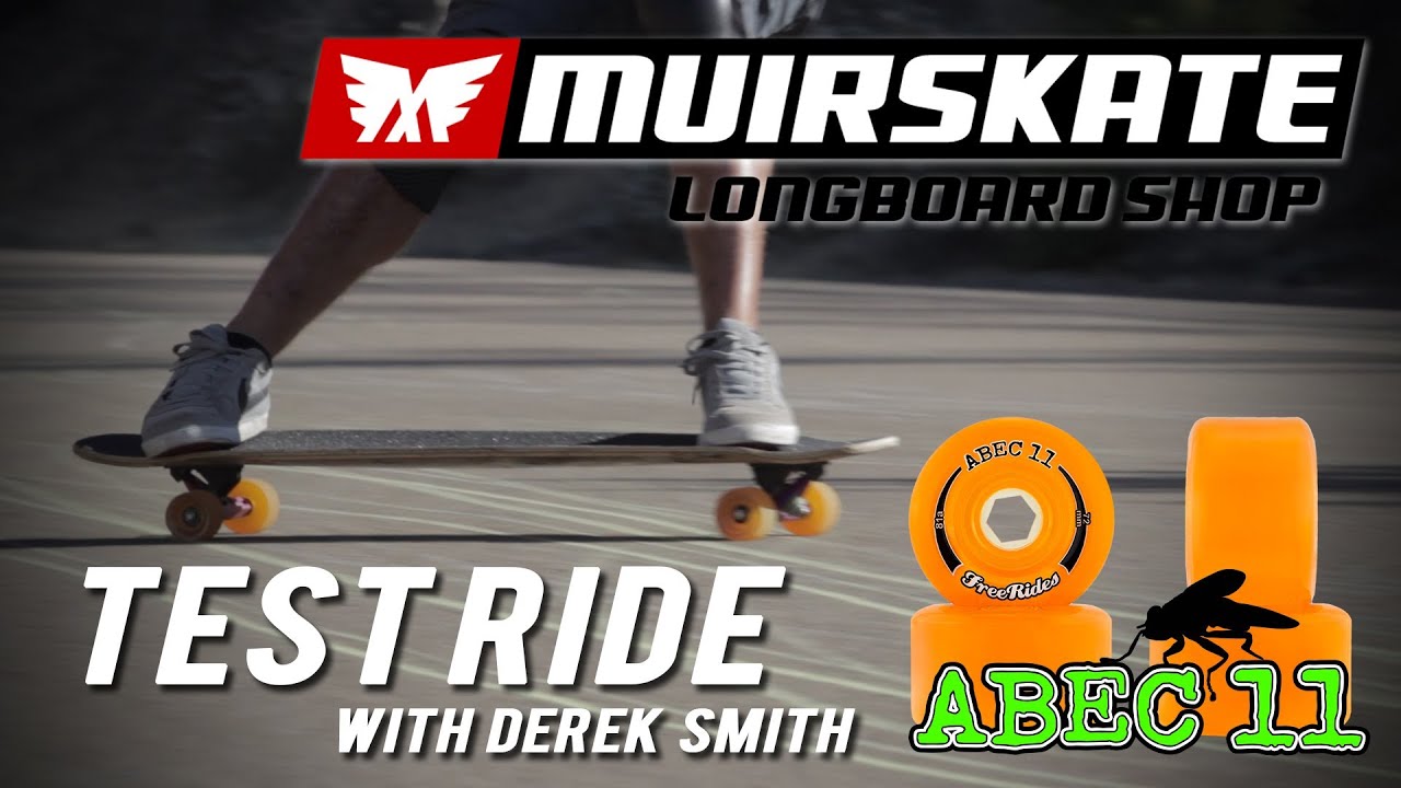 Test Ride Abec 11 Amber Freerides with Derek Smith | MuirSkate Longboard Shop