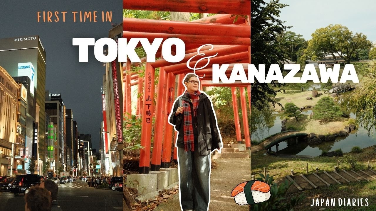 JAPAN Diaries 🇯🇵 | cafe hopping, shopping in tokyo and making our own sushi in kanazawa