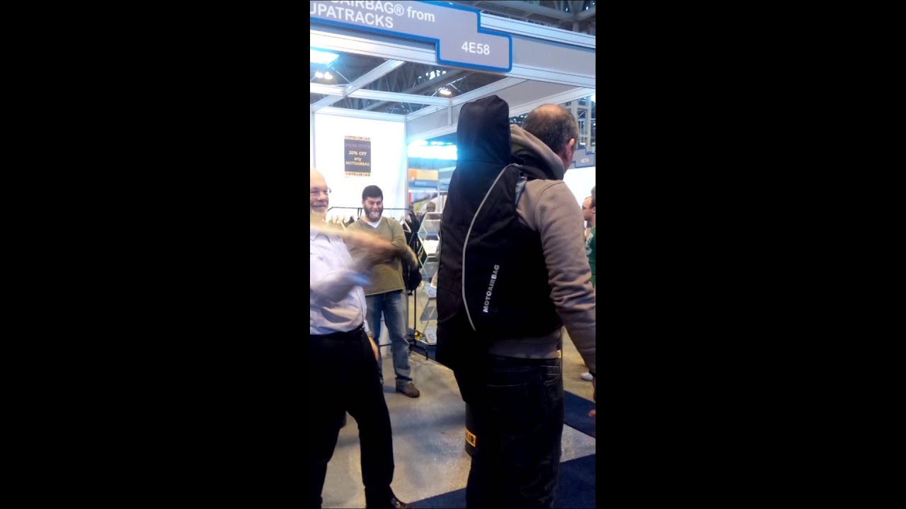 Airbag Biker Jacket Demonstration