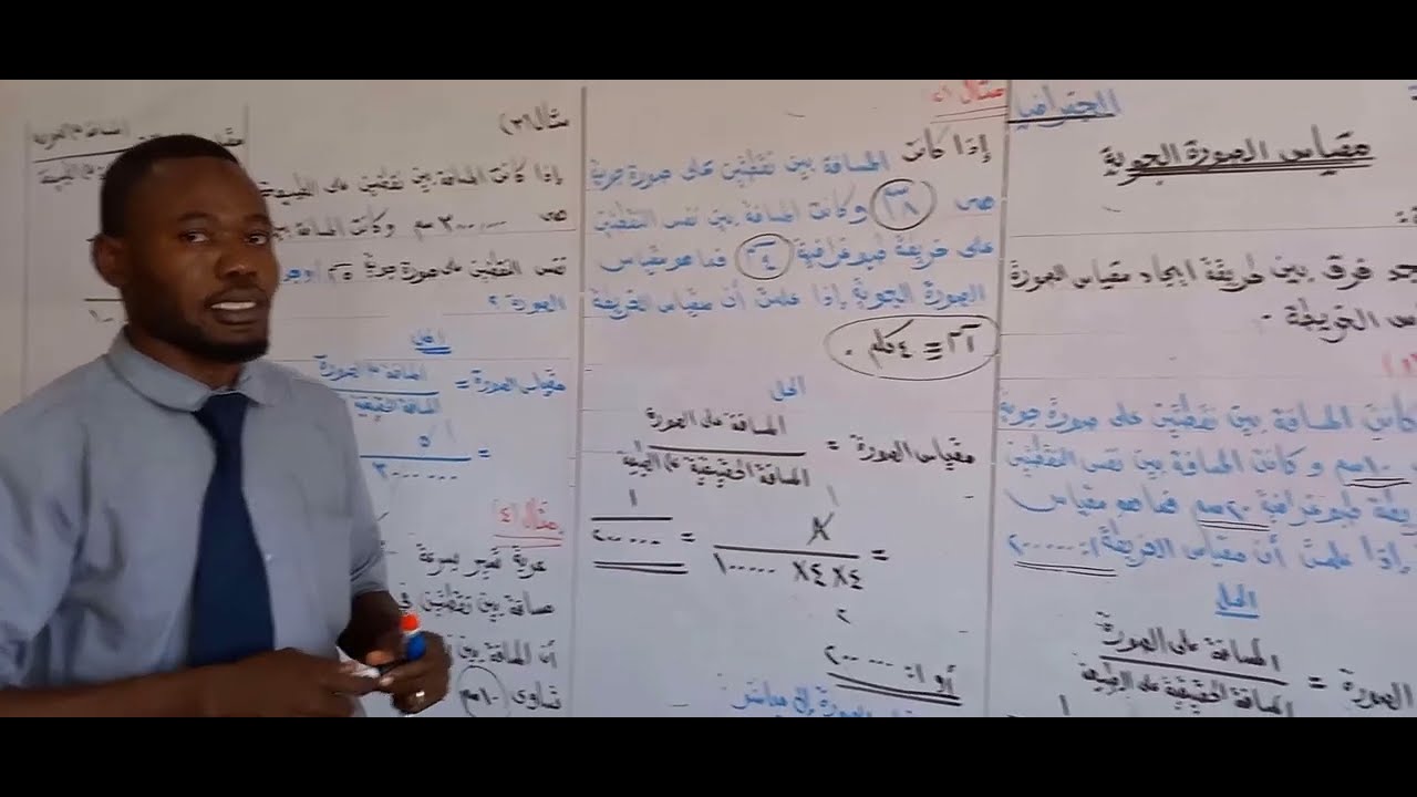 مقياس الصورة الجوية - لطلاب الشهادة السودانية - عثمان صالح دودو